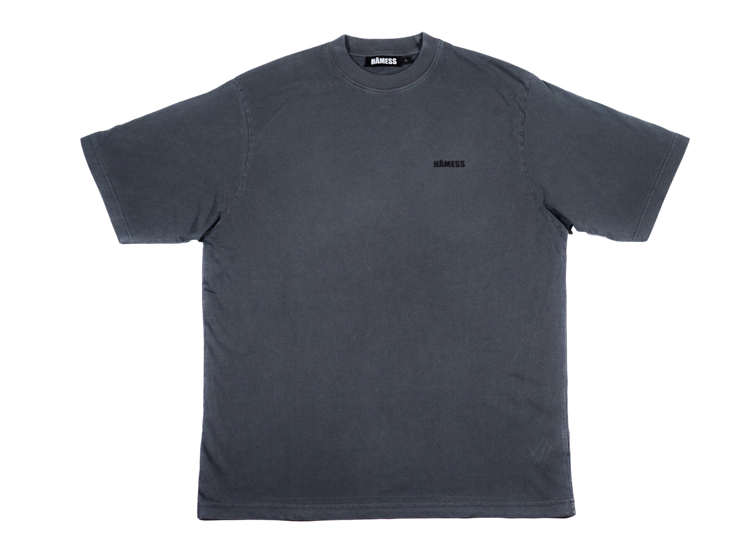 T-shirt con scritta "Ostrica Nera"